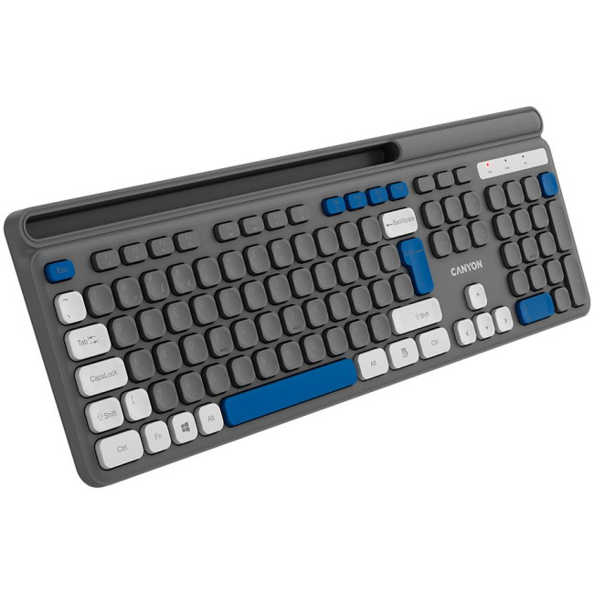CANYON keyboard HKB-W03 EN AAA Wireless Grey