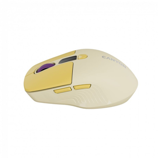 CANYON mouse MW-26 LCD Silent Dual Mode Wireless Yellow