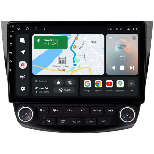 Installation kit for installing GAZER multimedia head units in cars - model CM-F009