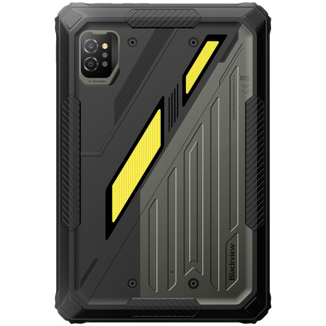 Blackview Active 7 Rugged Tab LTE 8GB/128GB 11-inch FHD 1920x1200 60Hz Corning Glass 3 Helio G81 Octa-core 2.0GHz 13MP Front/16MP+20MP Night vision Cam Battery 10000mAh 45W fast charging USB Type-C Android 15  PC mode IP68/IP69K MIL-STD-810H Black