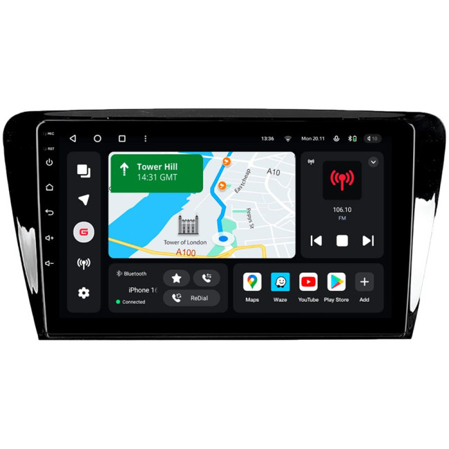 Installation kit for installing GAZER multimedia head units in cars - model 5E/H-F010