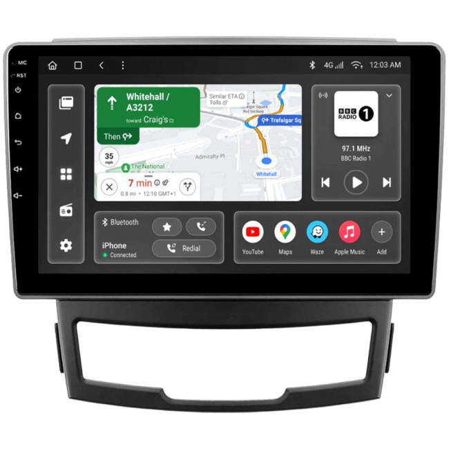 Installation kit for installing GAZER multimedia head units in cars - model C200-F009