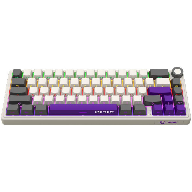 LORGAR KBP70MW, Wireless 65% Mechanical Gaming Keyboard Pro, Beige, EN layout