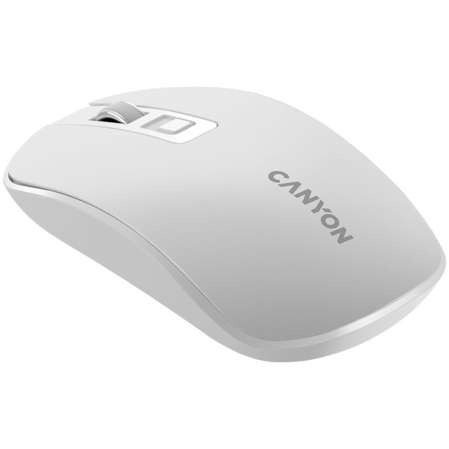 CANYON mouse MW-18 Wireless Charge Pearl White