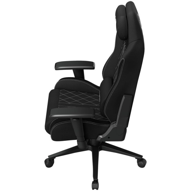 LORGAR CHA41, Ergonomic Gaming Chair Advanced, premium anti-stain fabric, Black/white