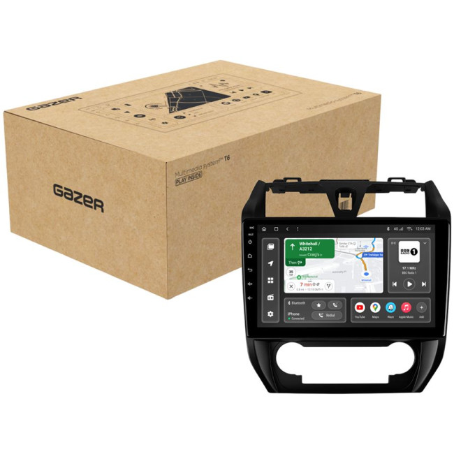 Installation kit for installing GAZER multimedia head units in cars - model EC7-F010