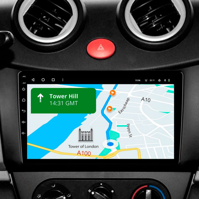 Installation kit for installing GAZER multimedia head units in cars - model 320-F009