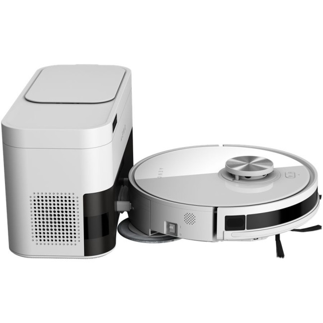 Robot Cleaner w/Dust Collector, white, 2in1 and dust tank, 4000pa, 3200mAh battery