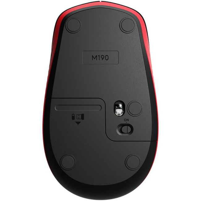 LOGITECH M190 Wireless Mouse - RED