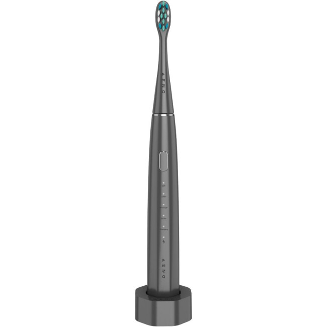 Wireless Tooth Brush, Grey, 3 Brush Heads, 1400mAh, Function: Soft, Clean, Massage, White, Sweep