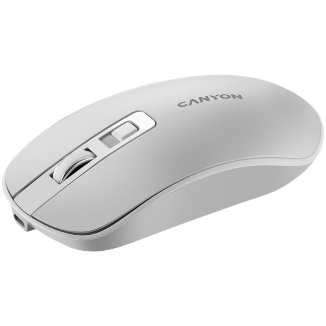 CANYON mouse MW-18 Wireless Charge Pearl White