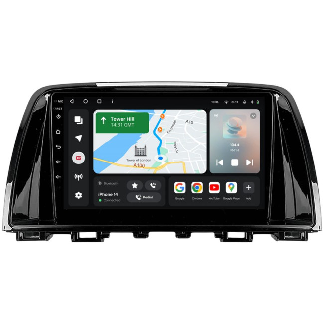Installation kit for installing GAZER multimedia head units in cars - model GJ/L-F009