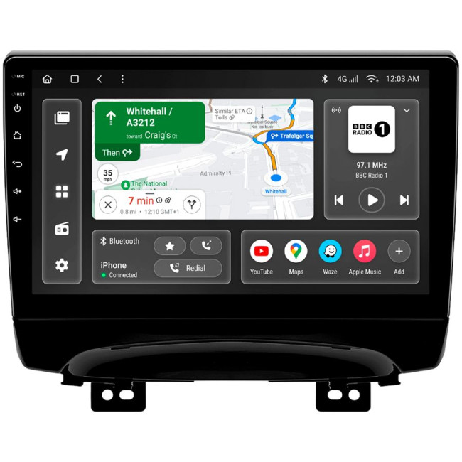 Installation kit for installing GAZER multimedia head units in cars - model EF-F009