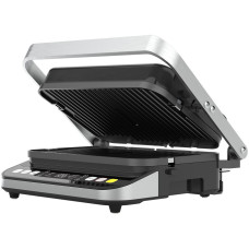 AENO ''Electric Grill EG5: 2000W, 2 heating modes - Lower Grill, Both Grills, 6 preset programs, Defrost, Max opening angle -180°, Temperature regulation, Timer, Removable double-sided plates, Plate size 320*220mm''