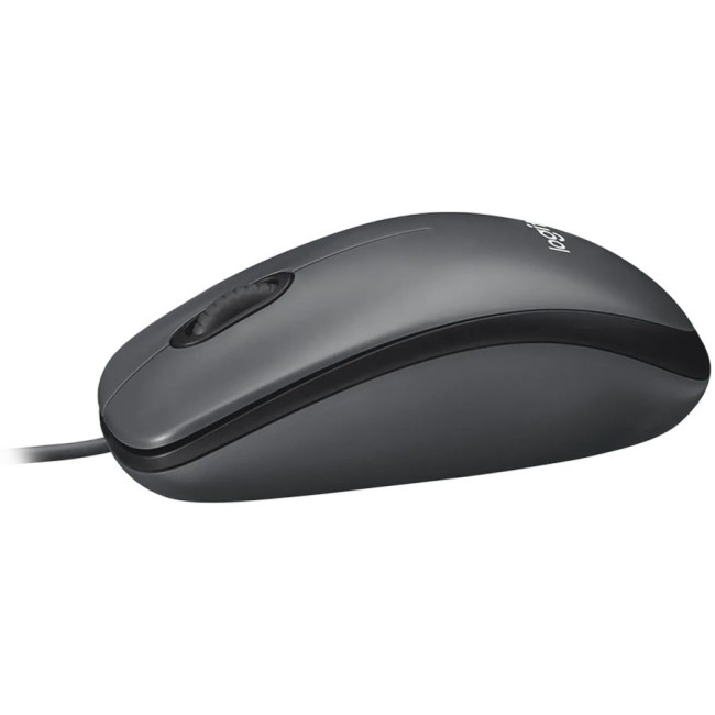 LOGITECH Mouse M100 - BLACK - USB - EMEA-914 - AKOYA HANGTAB BOX M100