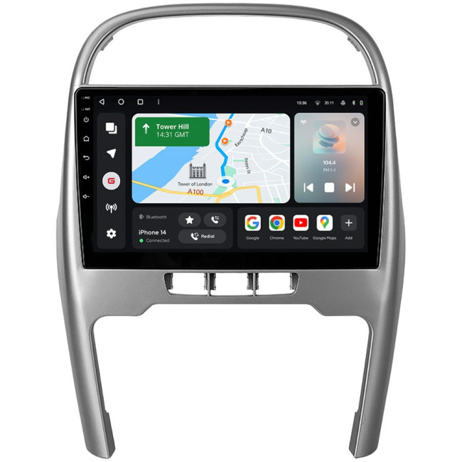 Installation kit for installing GAZER multimedia head units in cars - model GG-F009