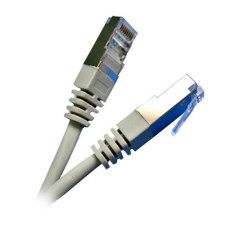 Патч-корд RJ45, FTP 5e, 0.5m,24AWG, CU, сірий KINGDA KD-PAFT4050GY