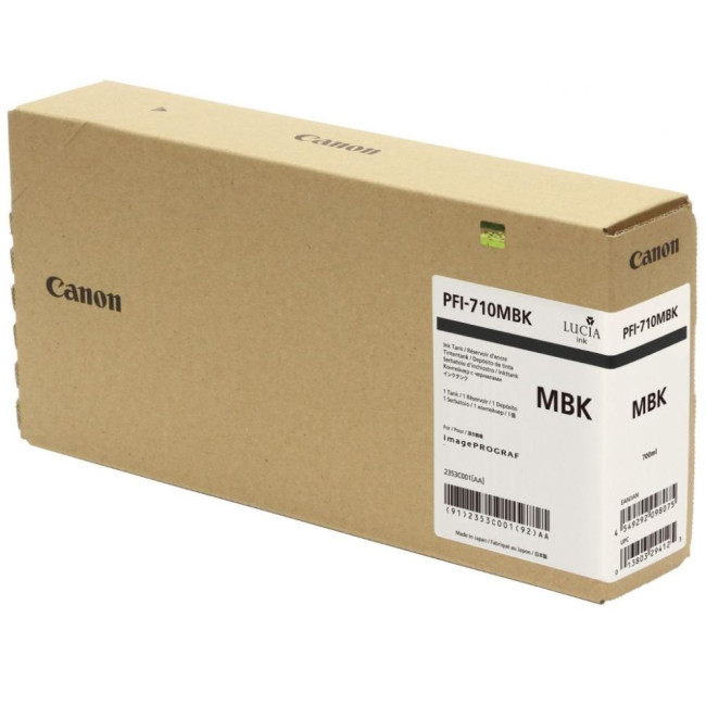 Чорнило матове чорне для TX-3100 700мл CANON PFI-710 Matte Black (2353C001AA)
