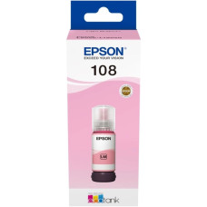 Чорнило світло малинове 70 мл для L8050, L18050 EPSON 108 EcoTank Light Magenta ink  (C13T09C64A)