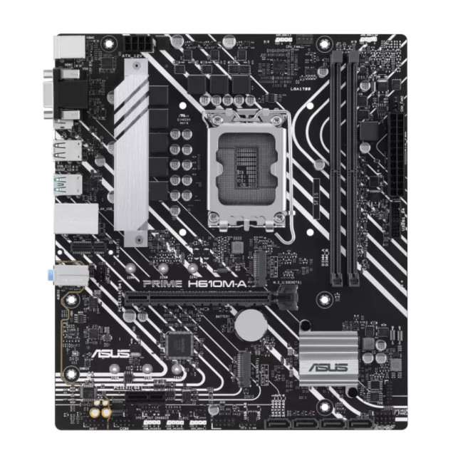 материнська плата s1700/2DDR5/VGA/HDMI/DP/2PCIe/4SATA/2M.2 ASUS PRIME H610M-A-CSM