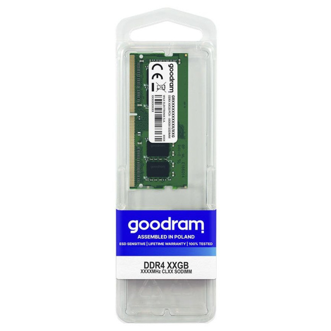 модуль пам'яті 8Gb DDR4 3200MHz sodimm GOODRAM GR3200S464L22S/8G