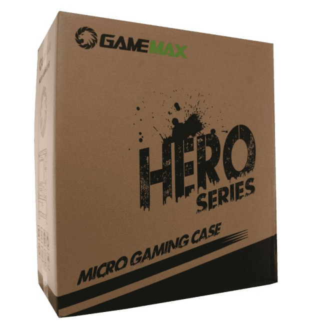 Корпус Micro ATX без блока живлення GAMEMAX H602-BK