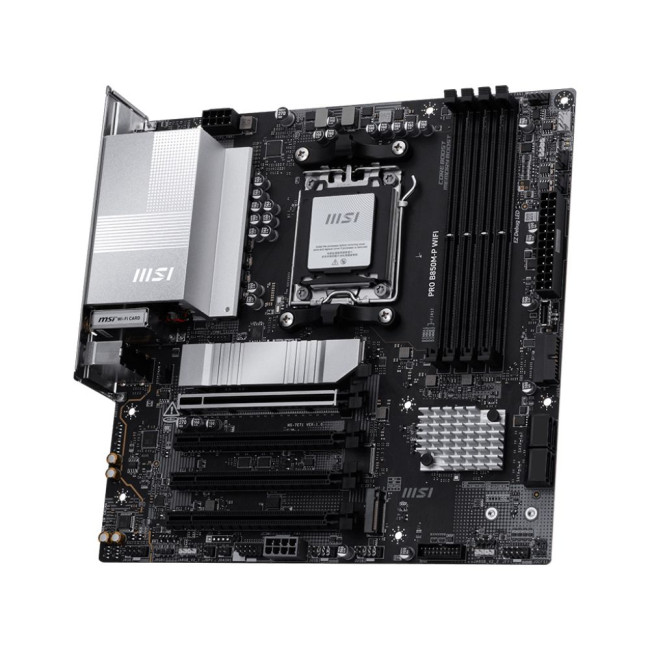 материнська плата sAM5/4DDR5/HDMI/DP/4PCIe/3M.2/4SATA/LAN5Gb MSI PRO B850M-P WIFI
