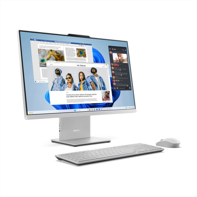 моноблок 27QHDM/C7-240H/16/1TB SSD/Intel HD/DOS/WKM/Cloud Grey LENOVO IdeaCentre AIO 27IRH9 (F0HM00W9UO)