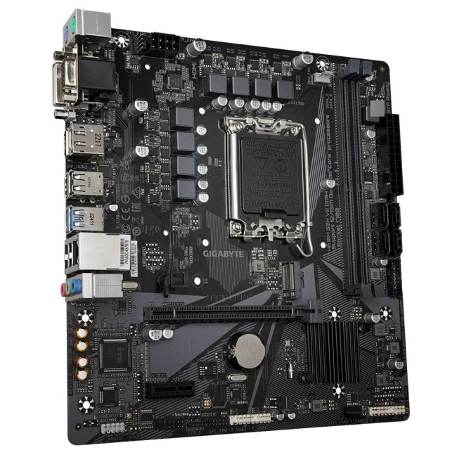 Mатеринська плата s1700 Intel H610 DP/HDMI/DVI/VGA 1xM.2 GbE LAN mATX GIGABYTE H610M S2H V2 DDR4