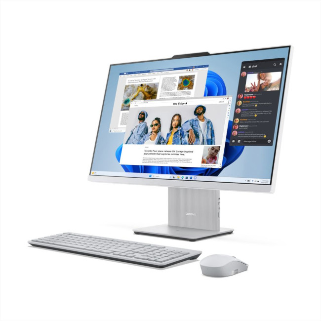 моноблок 27QHDM/C7-240H/16/1TB SSD/Intel HD/DOS/WKM/Cloud Grey LENOVO IdeaCentre AIO 27IRH9 (F0HM00W9UO)