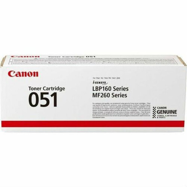 Картридж чорний для LPB162d/269/267/264dw CANON Cartridge 051 Black (1.7K) (2168C002AA)