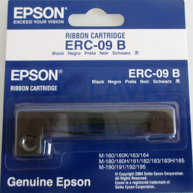 Картридж матричний чорний EPSON Ribbon ERC09B (C43S015354)