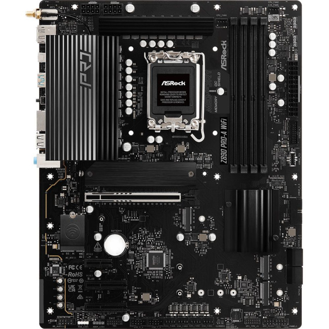 Mатеринська плата s1851 Intel Z890 HDMI/DP/TB4(USB4-C) 4xM.2 2.5GbE LAN ATX ASROCK Z890 PRO-A WIFI