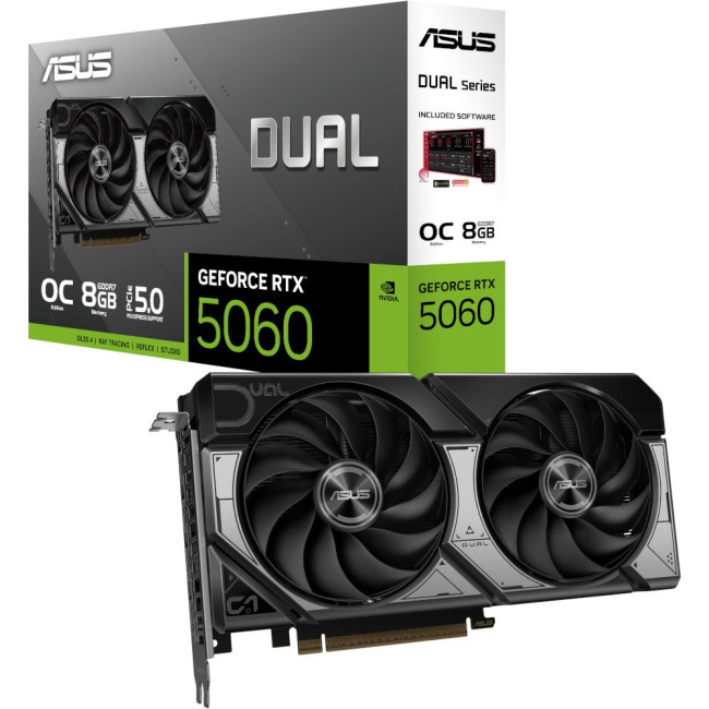Відеокарта ASUS NVIDIA DUAL-RTX5060-O8G ASUS DUAL-RTX5060-O8G