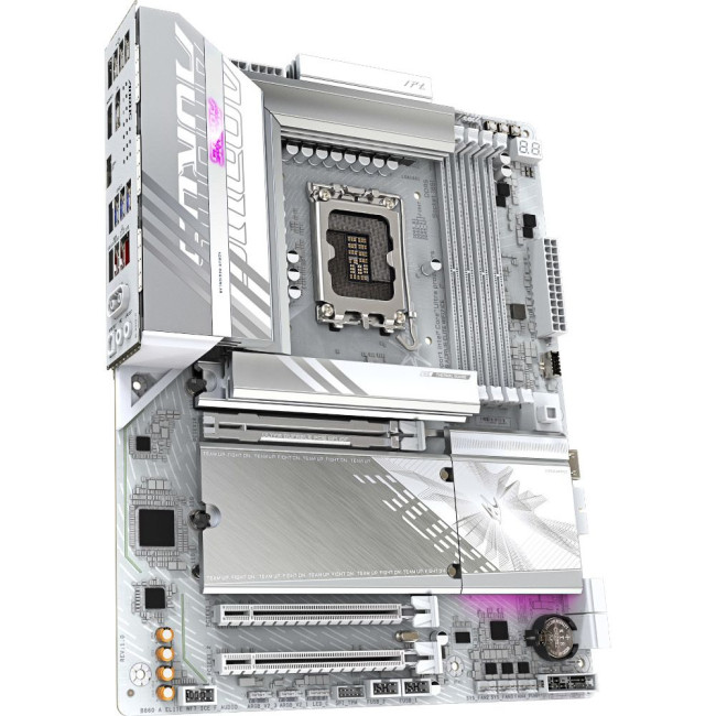 Mатеринська плата s1851 Intel B860 DP/2xHDMI/USB4-С  3xM.2 2.5GbE LAN ATX GIGABYTE B860 AORUS ELITE WIFI7 ICE