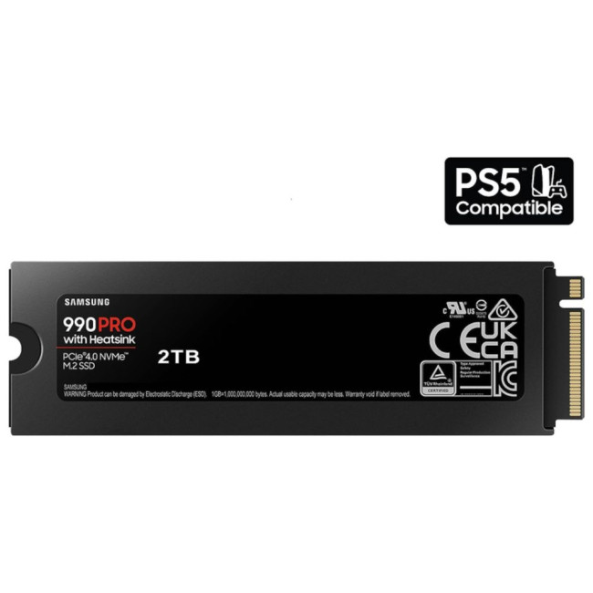 Накопичувач Samsung SSD 990 PRO 2TB PCIe 4.0 M.2 +HS SAMSUNG 990 PRO 2TB MZ-V9P2T0CW