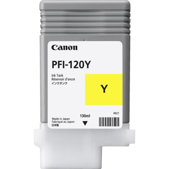 Чорнила жовті 130 мл CANON PFI-120 Yellow (130 ml) (2888C001AA)