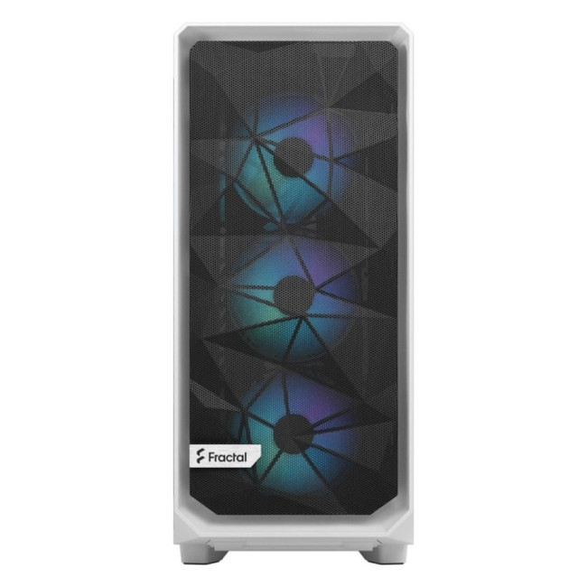 Корпус ATX без БЖ, білий, скло Meshify 2 Compact RGB White TG FRACTAL DESIGN Meshify 2 Compact RGB White TG (FD-C-MES2C-08)