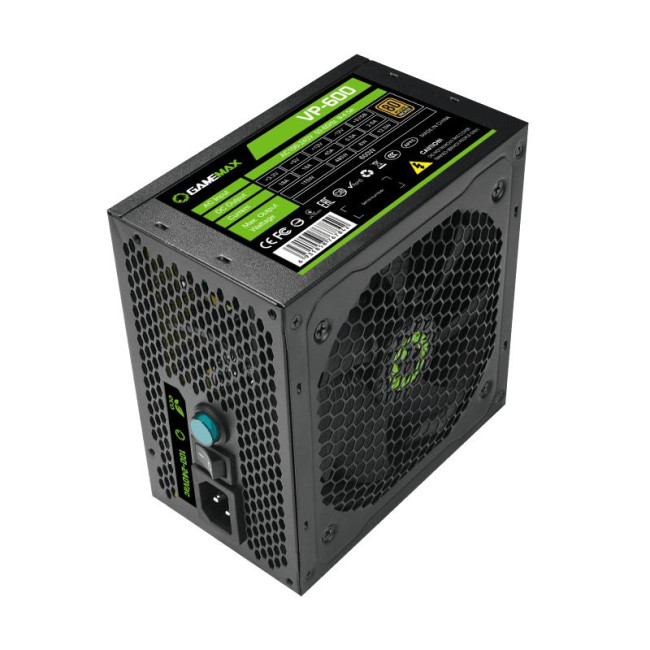 Блок живлення ATX 600W, box, APFC, 12см, 80+Bronze GAMEMAX VP-600