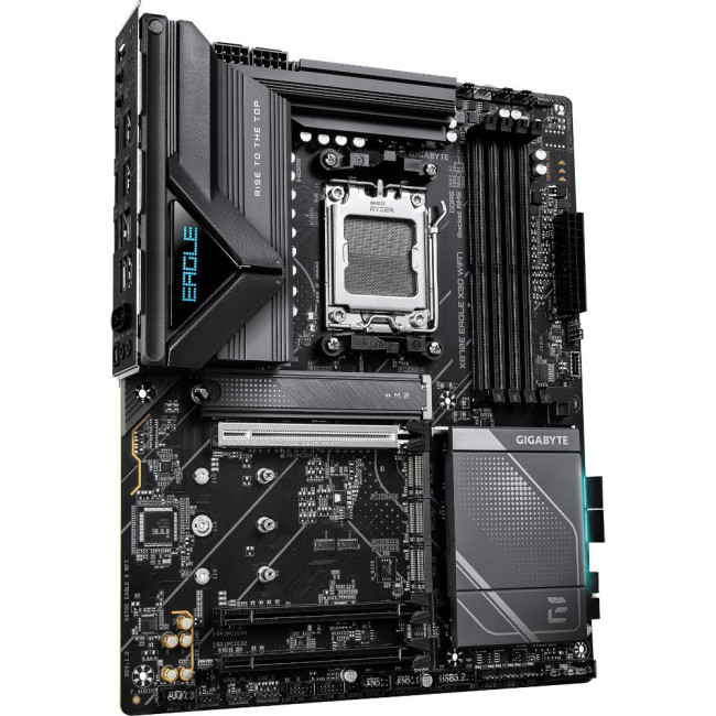 Mатеринська плата sAM5 AMD X870E 1xHDMI/2xUSB4 Type-C 4xM.2 5GbE LAN ATX GIGABYTE X870E EAGLE X3D WIFI7