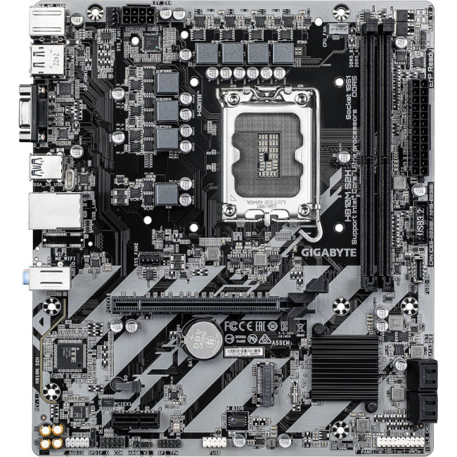 Mатеринська плата s1851 Intel H810 DP/HDMI/VGA  1xM.2 GbE LAN mATX GIGABYTE H810M S2H