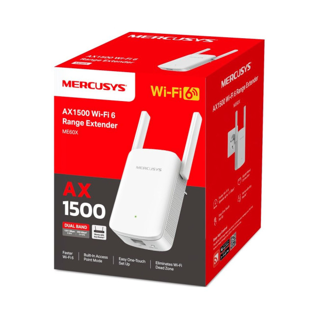 Підсилювач бездротового сигналу Mercusys, ME60X MERCUSYS ME60X