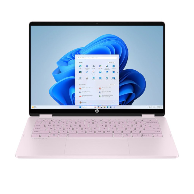 ноутбук 14_2KTI/C5-120U/16/512/Intel HD/DOS/BL/Powder Pink HP OmniBook 5 Flip 14-fp0040ua (D8ZB8EA)
