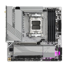 Mатеринська плата sAM5 AMD B650 DP/HDMI 2xM.2  2.5GbE LAN mATX GIGABYTE B650M AORUS ELITE AX ICE