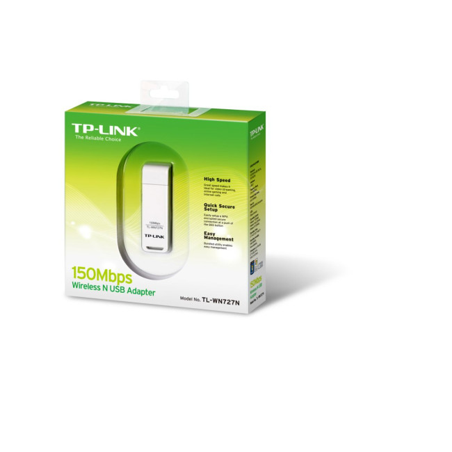 Мережевий ад-тер USB 150 Mbps TP-LINK TL-WN727N