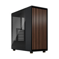 Корпус ATX без БЖ, чорний, скло North Charcoal Black TG Dark FRACTAL DESIGN North Charcoal Black TG Dark (FD-C-NOR1C-02)