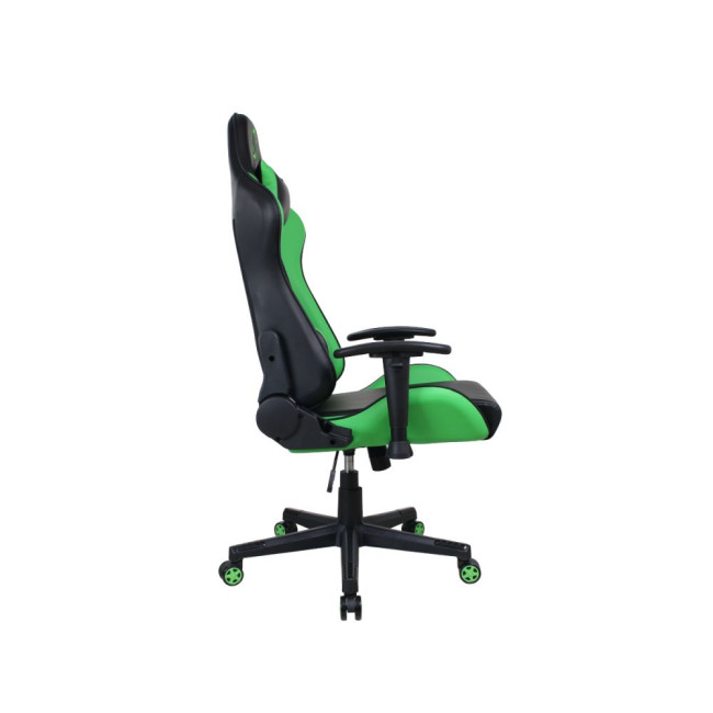 Геймерське крісло Gamemax GCR09 Green зеленого кольору, зручне, ергономічне GAMEMAX GCR09 Green
