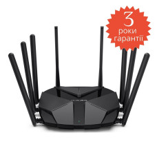 Бездротовий двосмуговий Wi‑Fi роутер AX6000 с портом WAN/LAN 2,5 Гбит/с Mercusys, MERCUSYS MR90X