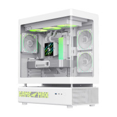 Корпус комп'ютерний Mid Tower без блока живлення  ATX,M-ATX,ITX. (Support BTF),Tempered Glass,Mesh,U GAMEMAX N90 WH
