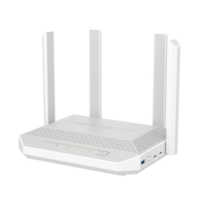 Інтернет-центр WIFI AX3000, LTE-модем cat 6, 2 × nano-SIM, 5хGigabit, USB3.0 KEENETIC Keenetic Hopper 4G+(KN-2312)